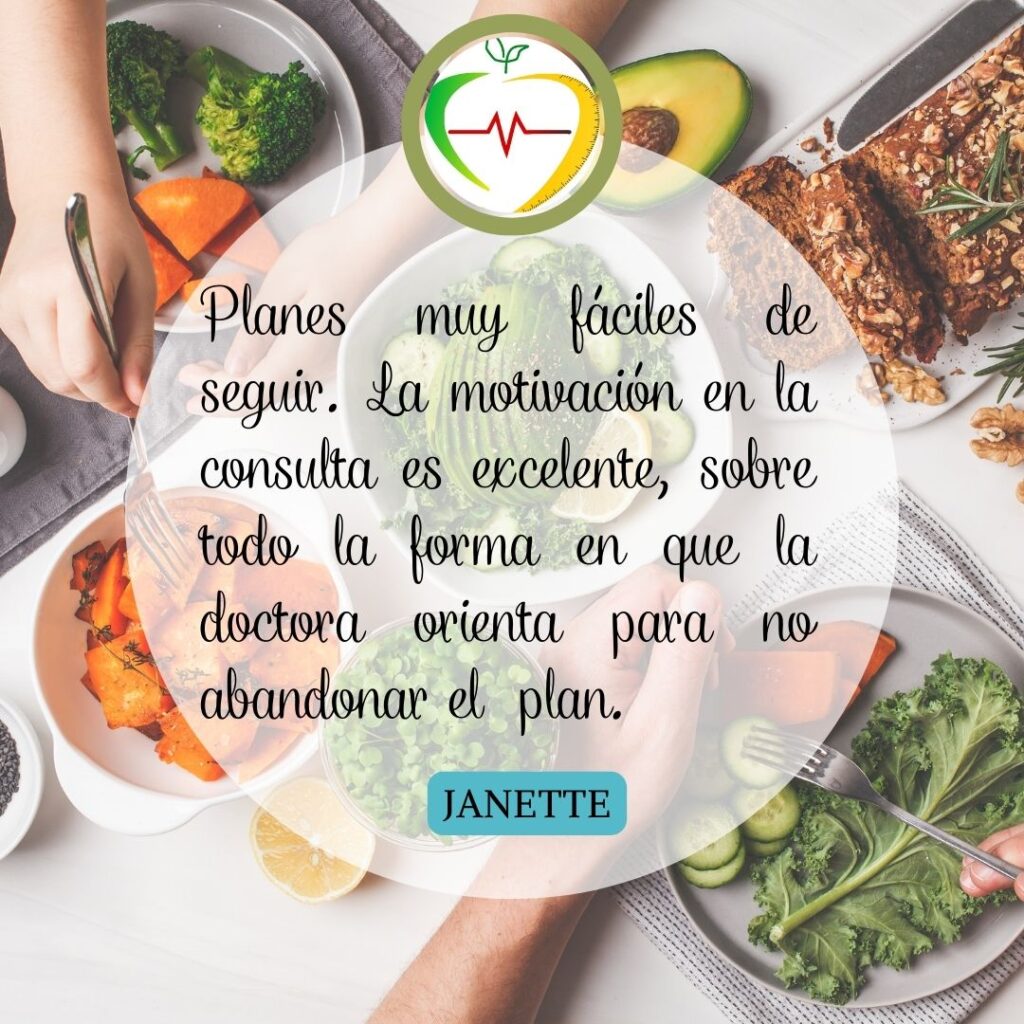 Recomendacion Janette - Nutriologa Toluca-Metepec