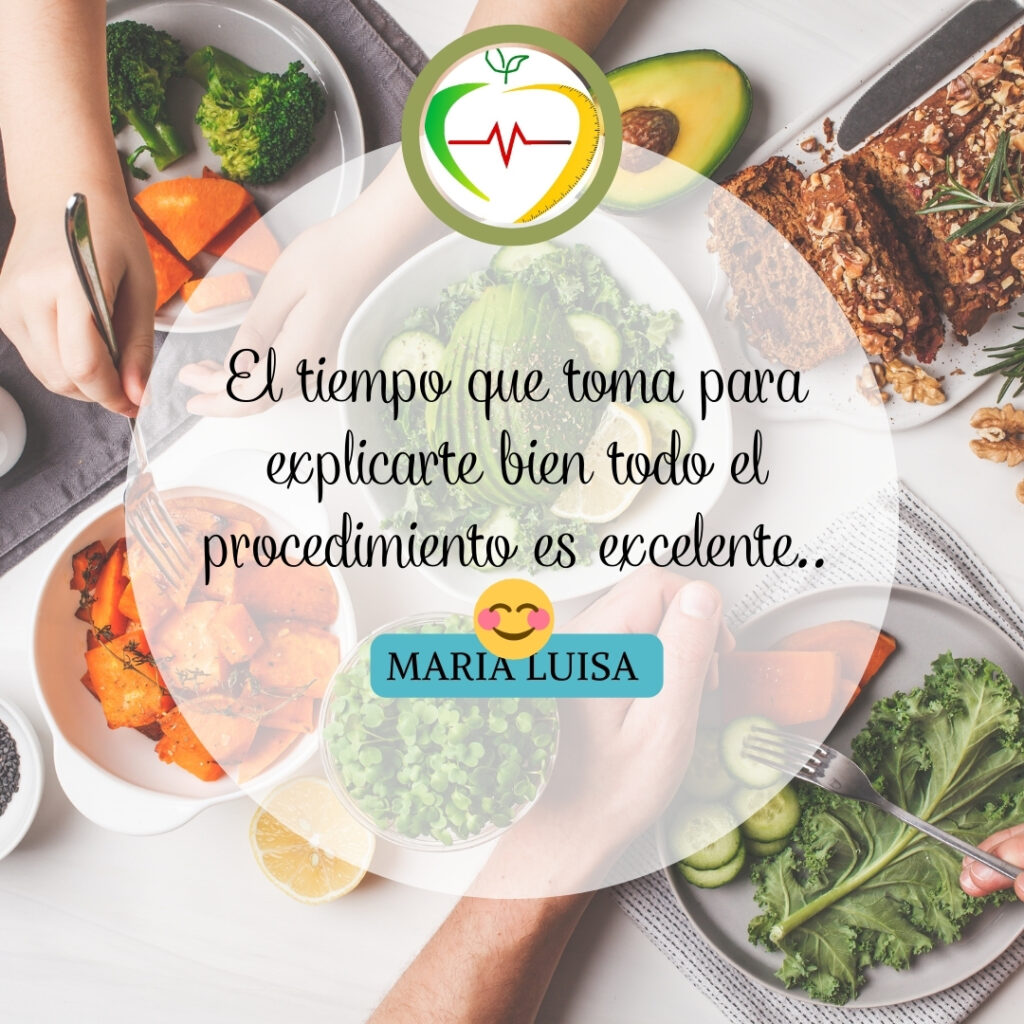 Recomendacion Maria Luisa - Nutriologa Toluca-Metepec